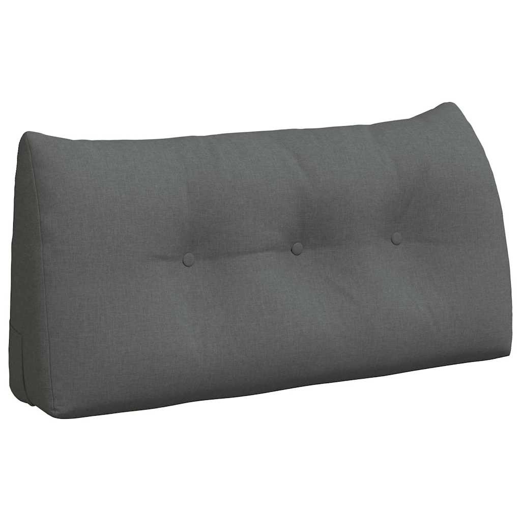 Vidaxx coussin de dossier gris foncé 100 x 24 x 50 cm tissu