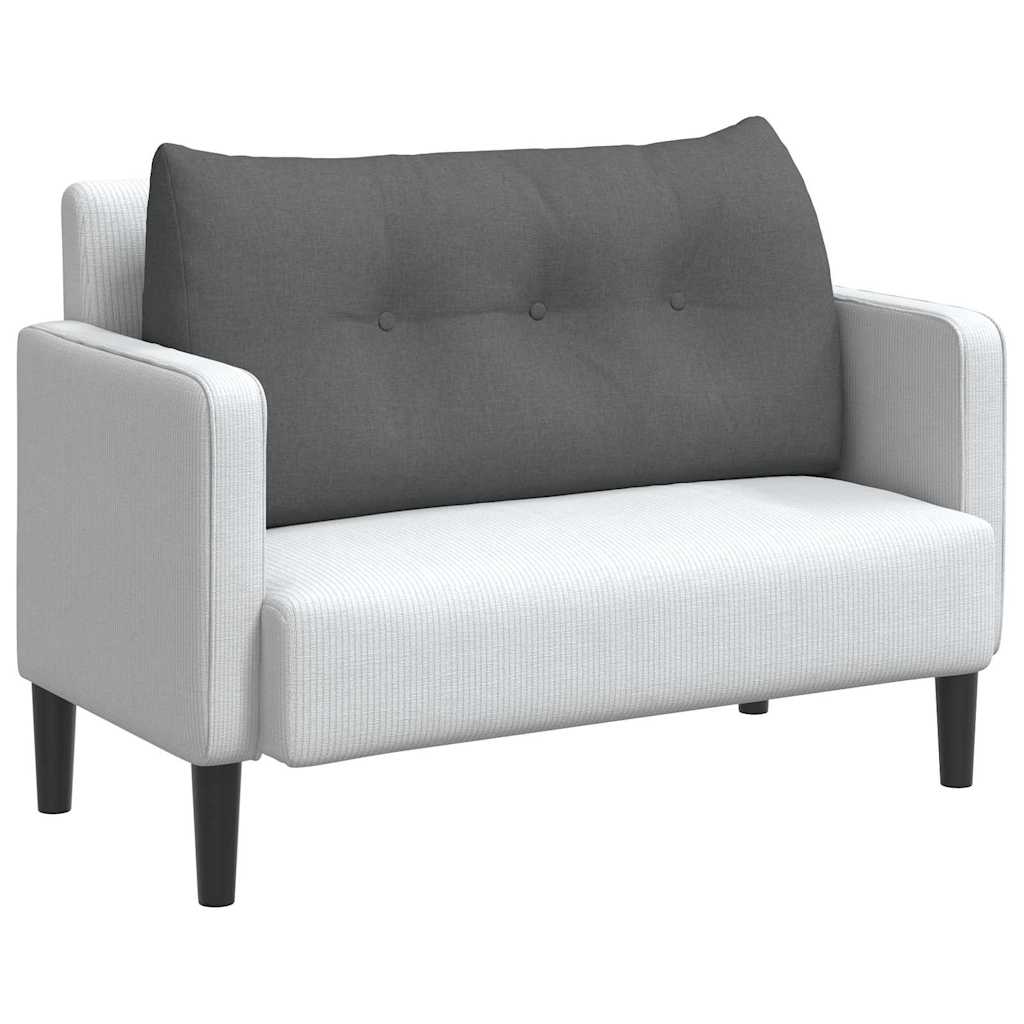 Vidaxx coussin de dossier gris foncé 100 x 24 x 50 cm tissu