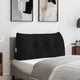 VidaXL coussin de dossier noir 100 x 24 x 50 cm tissu