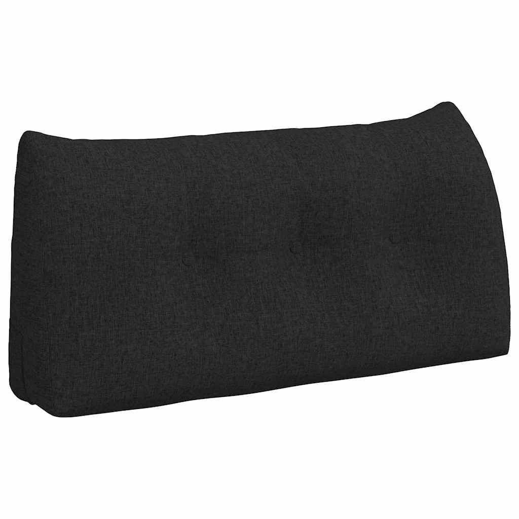 VidaXL coussin de dossier noir 100 x 24 x 50 cm tissu