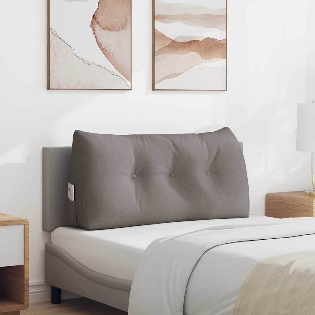 Vidaxx coussin de dossier taupe 100 x 24 x 50 cm tissu
