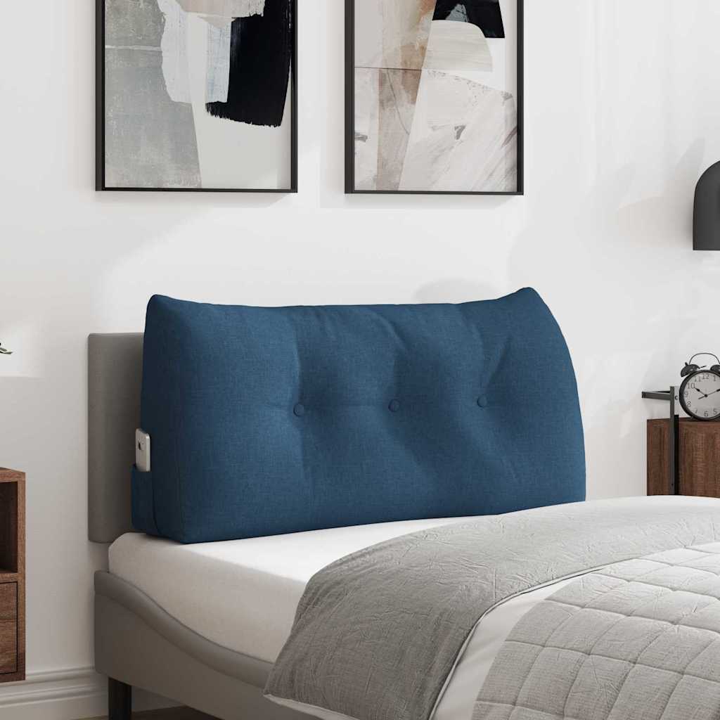 Vidaxx coussin de dossier bleu 100 x 24 x 50 cm tissu