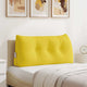 Vidaxx coussin de dossier jaune clair 100 x 24 x 50 cm tissu