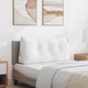 Vidaxx coussin de dossier blanc 100 x 24 x 50 cm tissu