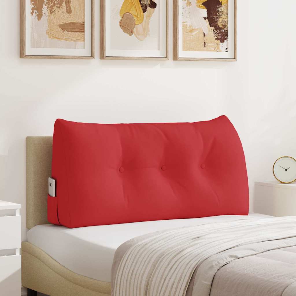 Vidaxx coussin de dossier rouge 100 x 24 x 50 cm tissu