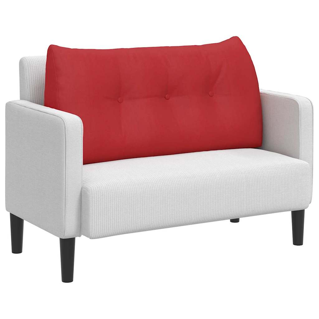 Vidaxx coussin de dossier rouge 100 x 24 x 50 cm tissu