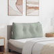 Vidaxx coussin de dossier gris clair 100 x 24 x 50 cm velours