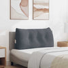 Vidaxx coussin de dossier gris foncé 100 x 24 x 50 cm velours