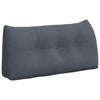 Vidaxx coussin de dossier gris foncé 100 x 24 x 50 cm velours