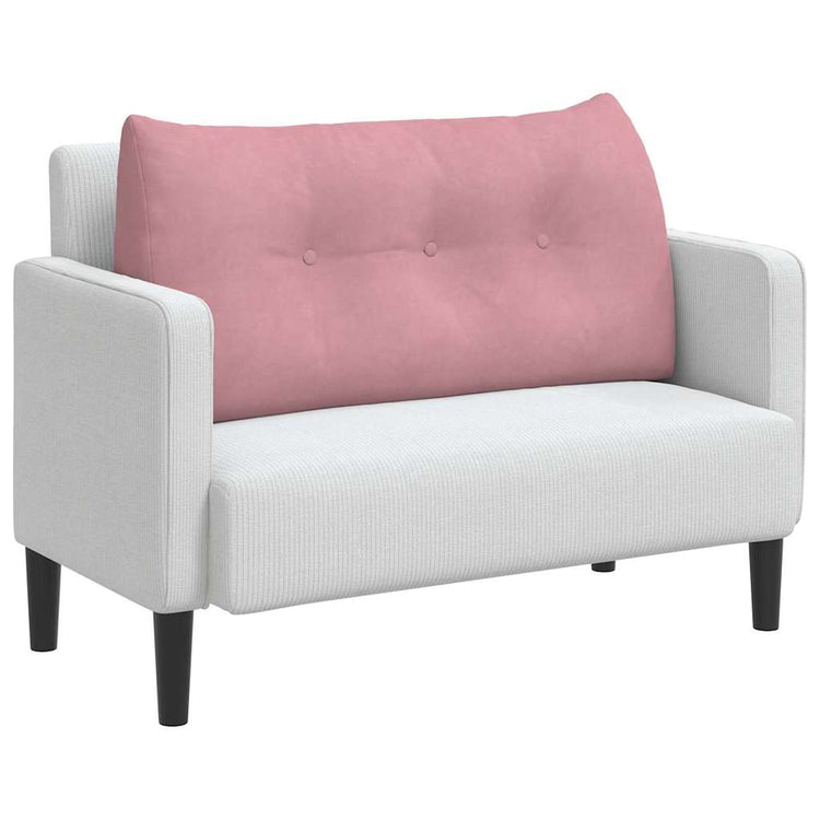 Vidaxx coussin de dossier rose 100 x 24 x 50 cm velours