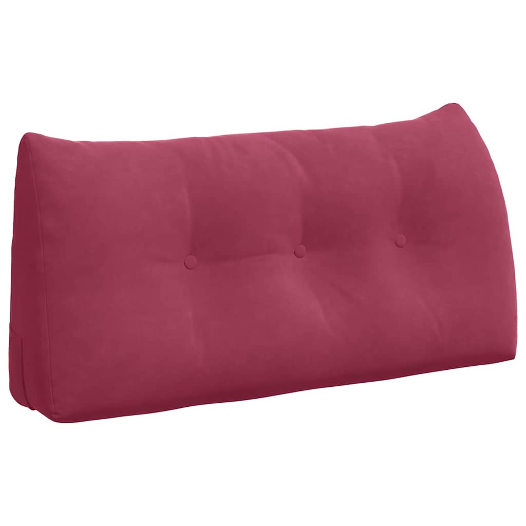 Vidaxx coussin de dossier rouge vin 100 x 24 x 50 cm velours