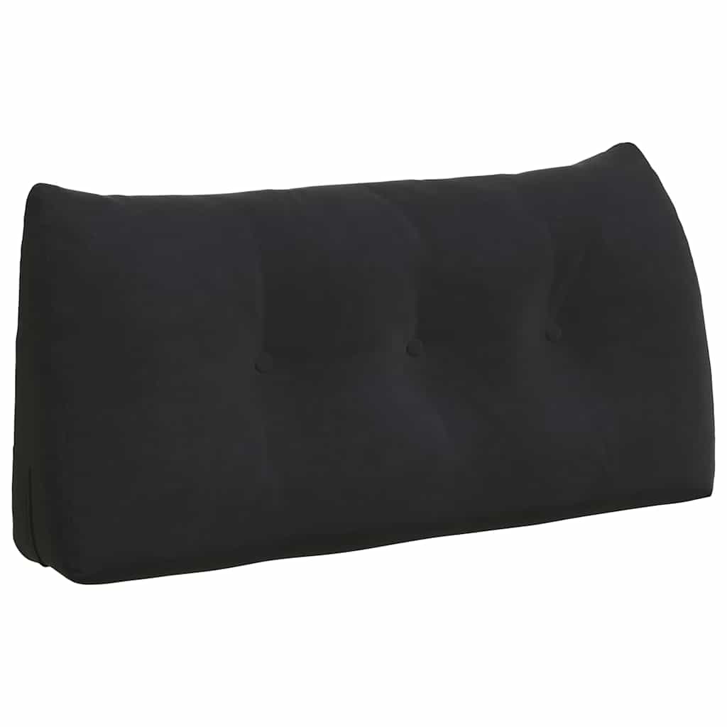 Vidaxx coussin de dossier noir 100 x 24 x 50 cm velours