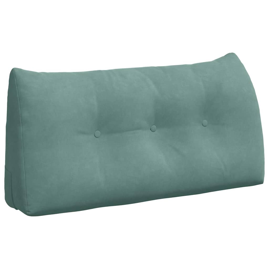 Vidaxx coussin de dossier vert d'eau 100 x 24 x 50 cm velours