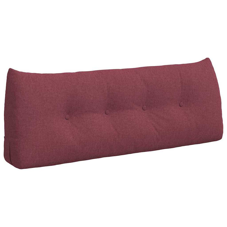 Vidaxx coussin de dossier rouge vin 120 x 24 x 50 cm tissu