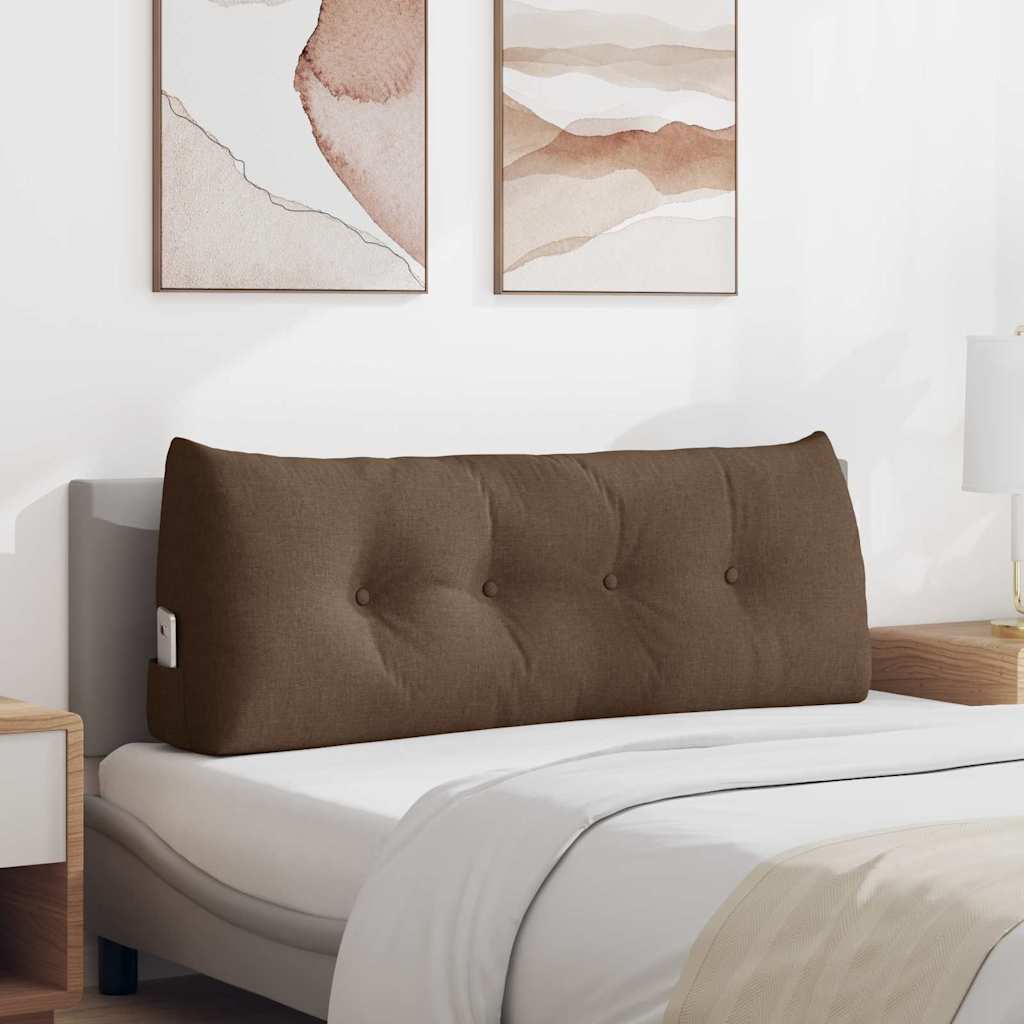 Vidaxx coussin de dossier marron 120 x 24 x 50 cm tissu