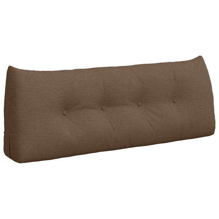 Vidaxx coussin de dossier marron 120 x 24 x 50 cm tissu