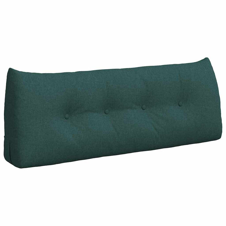 Vidaxx coussin de dossier vert foncé 120 x 24 x 50 cm tissu