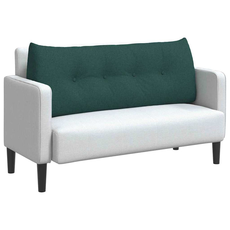 Vidaxx coussin de dossier vert foncé 120 x 24 x 50 cm tissu