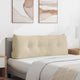 Vidaxx coussin de dossier crème 120 x 24 x 50 cm tissu