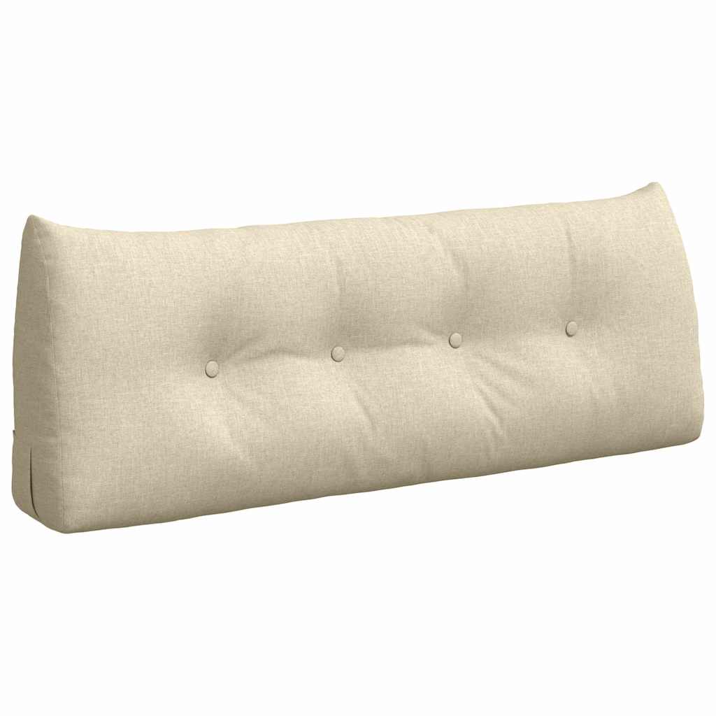 Vidaxx coussin de dossier crème 120 x 24 x 50 cm tissu