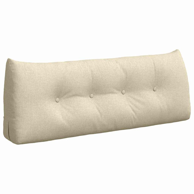 Vidaxx coussin de dossier crème 120 x 24 x 50 cm tissu