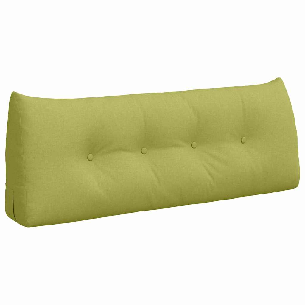 Vidaxx coussin de dossier vert clair 120 x 24 x 50 cm tissu