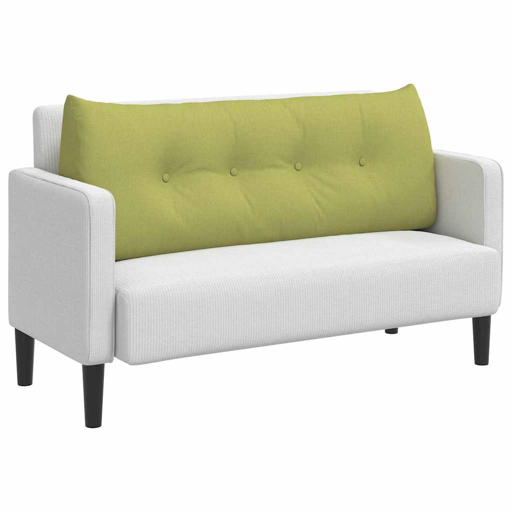 Vidaxx coussin de dossier vert clair 120 x 24 x 50 cm tissu