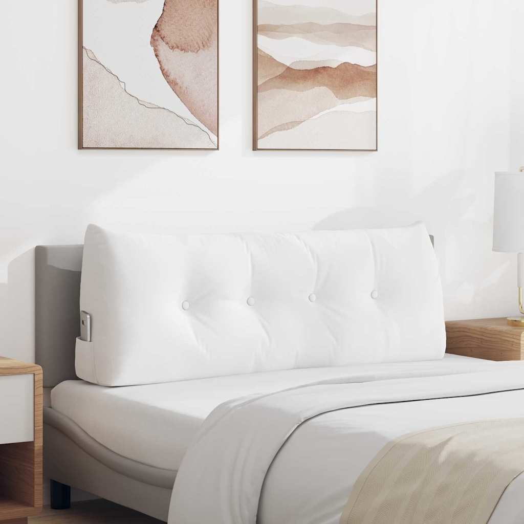 Vidaxx coussin de dossier blanc 120 x 24 x 50 cm tissu