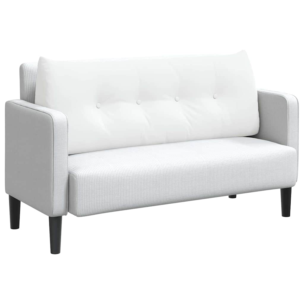 Vidaxx coussin de dossier blanc 120 x 24 x 50 cm tissu