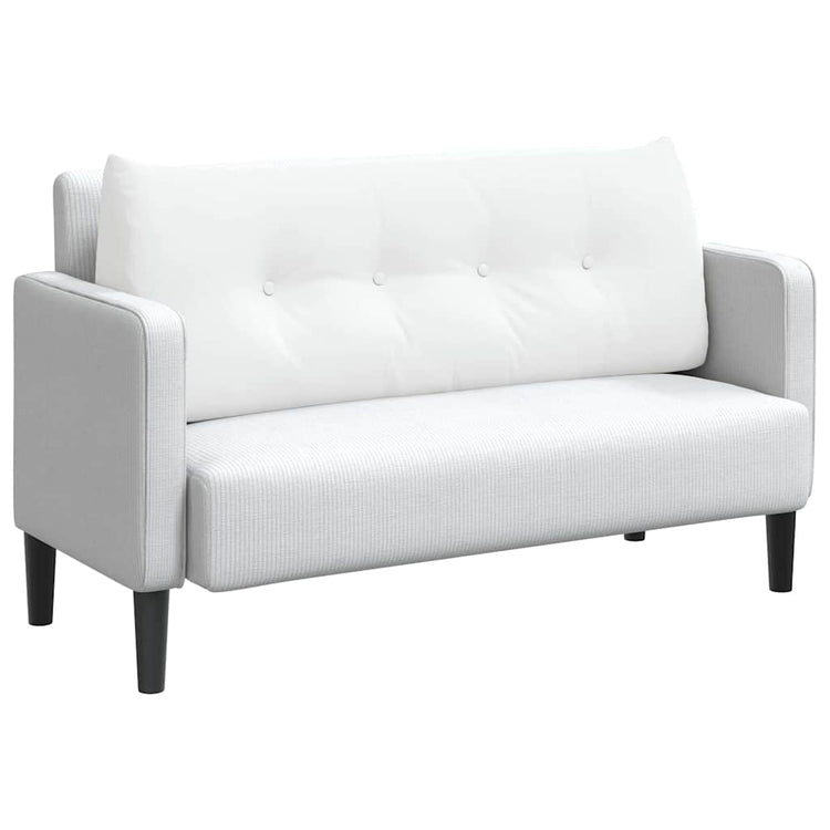 Vidaxx coussin de dossier blanc 120 x 24 x 50 cm tissu