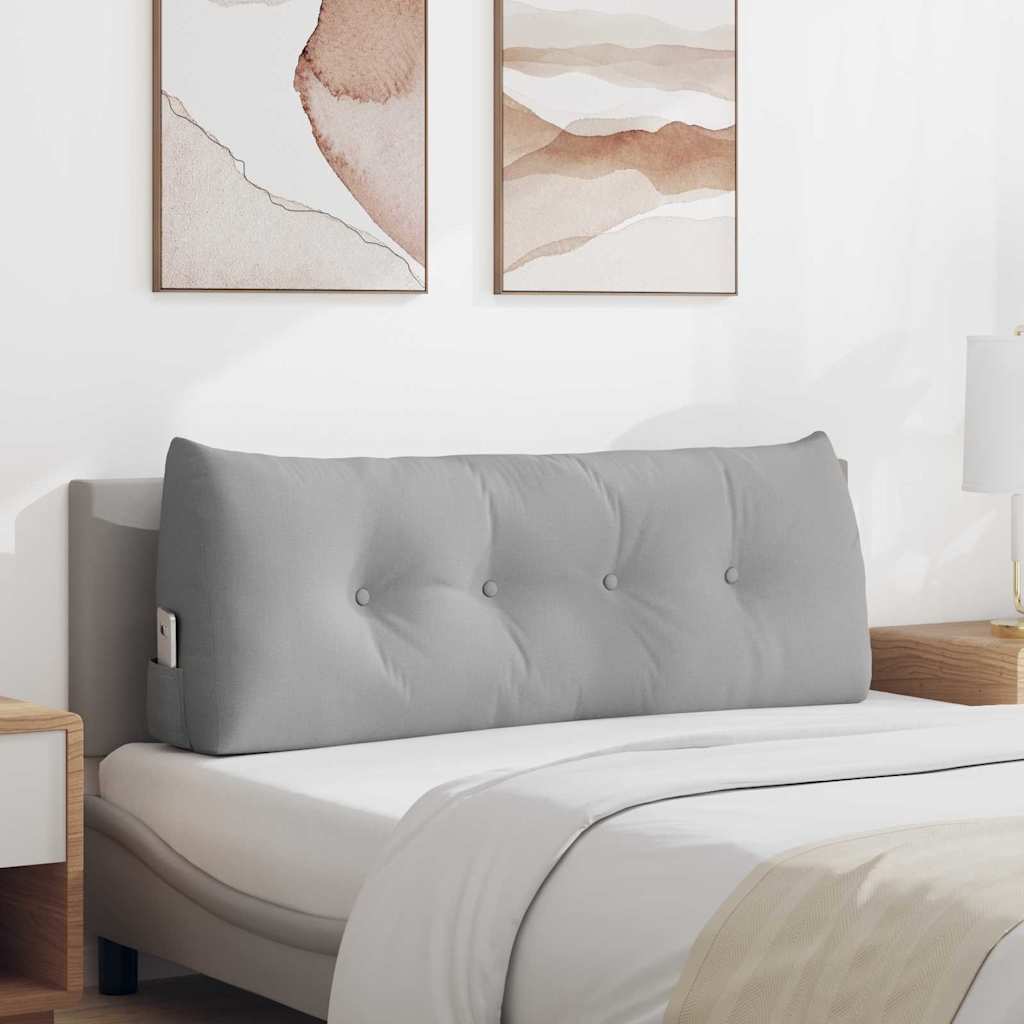 Vidaxx coussin de dossier gris nuage 120 x 24 x 50 cm tissu