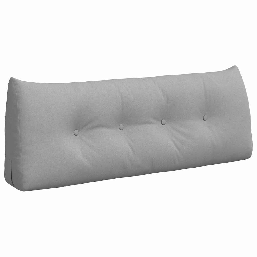 Vidaxx coussin de dossier gris nuage 120 x 24 x 50 cm tissu