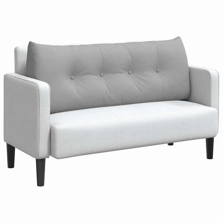 Vidaxx coussin de dossier gris nuage 120 x 24 x 50 cm tissu