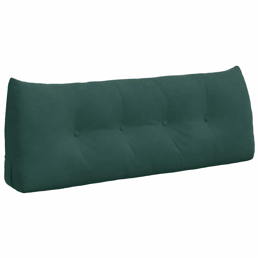 Vidaxx coussin de dossier vert foncé 120 x 24 x 50 cm velours