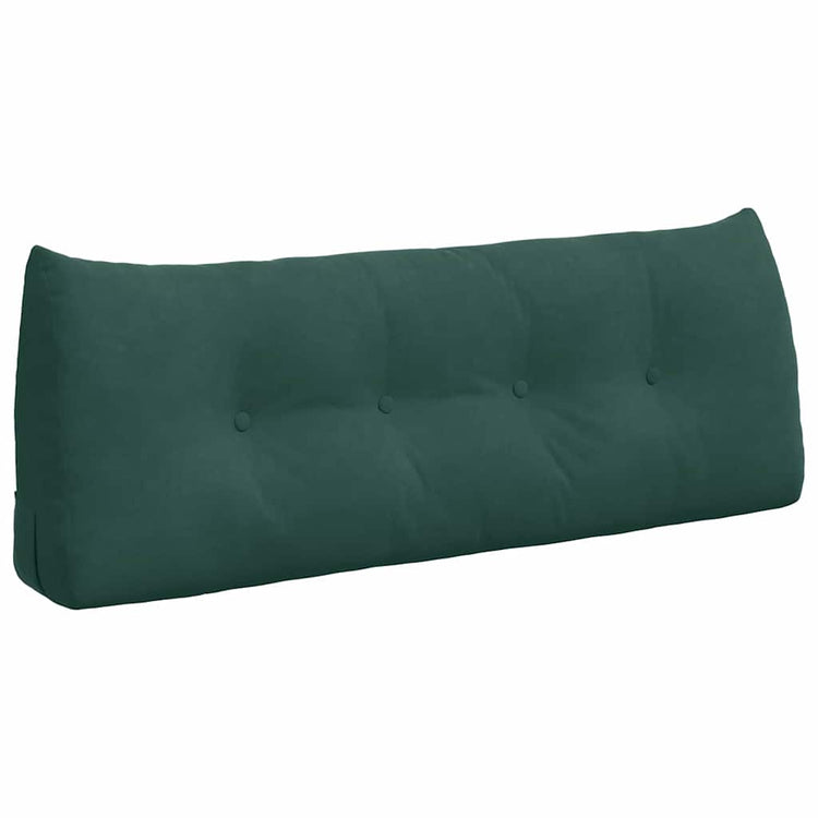 Vidaxx coussin de dossier vert foncé 120 x 24 x 50 cm velours
