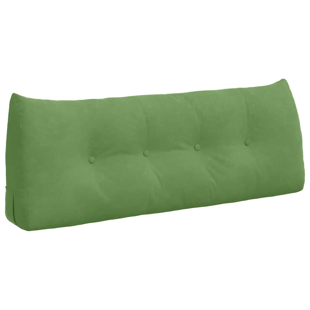 Vidaxx coussin de dossier vert clair 120 x 24 x 50 cm velours