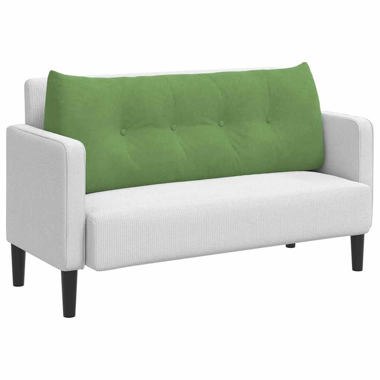 Vidaxx coussin de dossier vert clair 120 x 24 x 50 cm velours