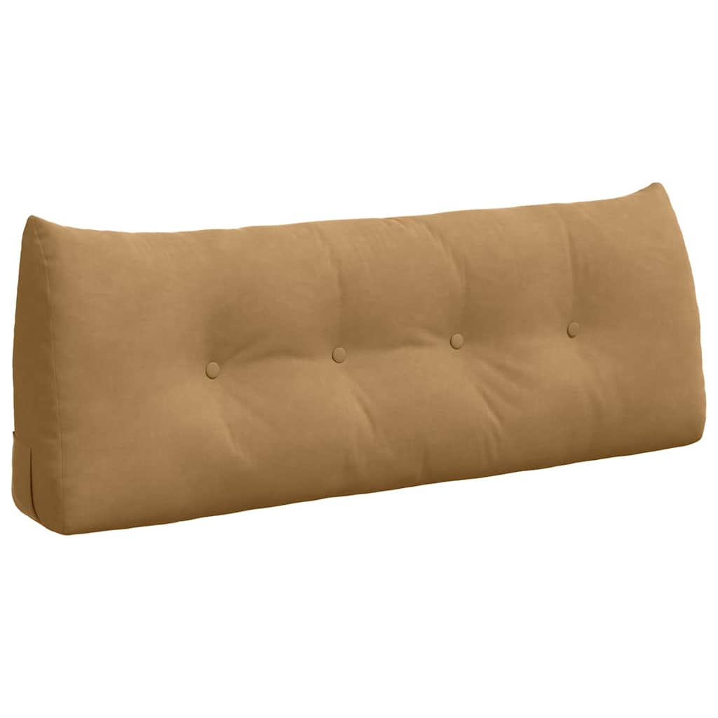 Vidaxx coussin de dossier marron 120 x 24 x 50 cm velours