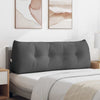 Vidaxx coussin de dossier gris foncé 140 x 24 x 50 cm tissu