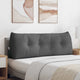 Vidaxx coussin de dossier gris foncé 140 x 24 x 50 cm tissu