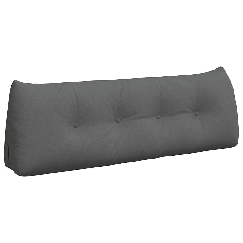 Vidaxx coussin de dossier gris foncé 140 x 24 x 50 cm tissu