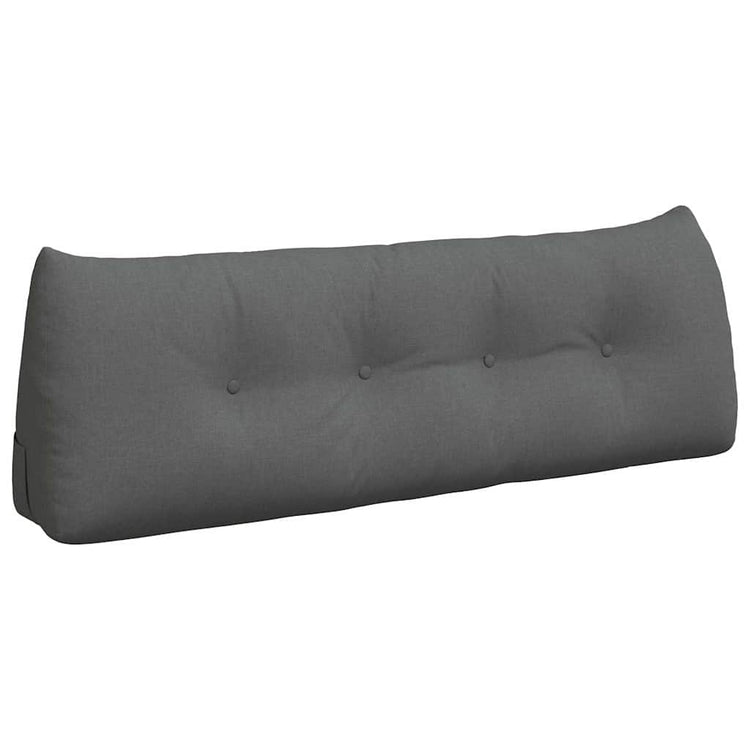 Vidaxx coussin de dossier gris foncé 140 x 24 x 50 cm tissu