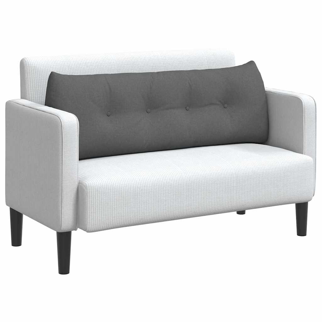 Vidaxx coussin de dossier gris foncé 140 x 24 x 50 cm tissu