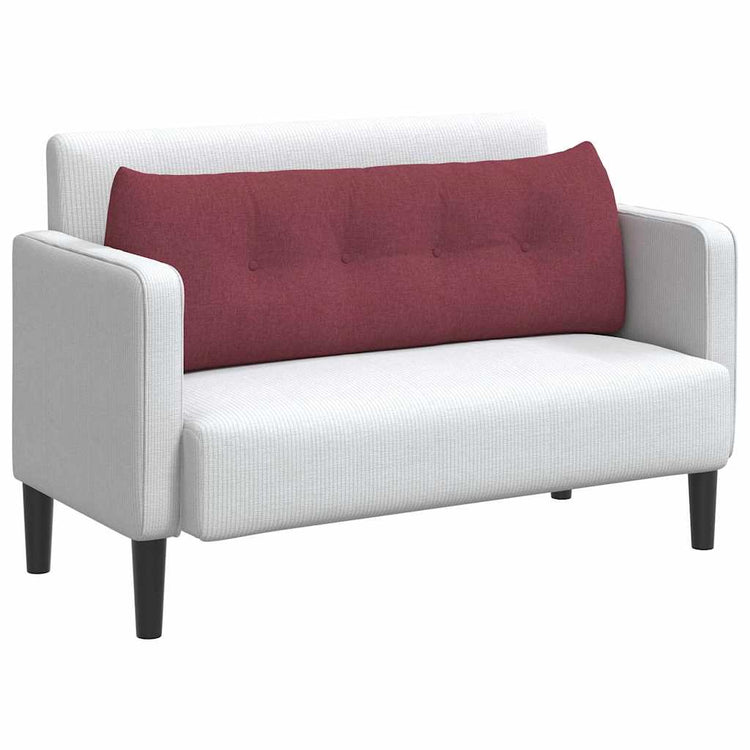 Vidaxx coussin de dossier rouge vin 140 x 24 x 50 cm tissu