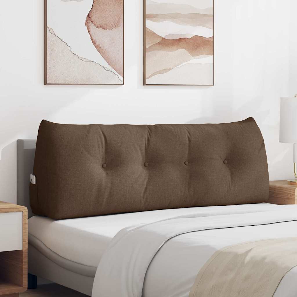 Vidaxx coussin de dossier marron 140 x 24 x 50 cm tissu