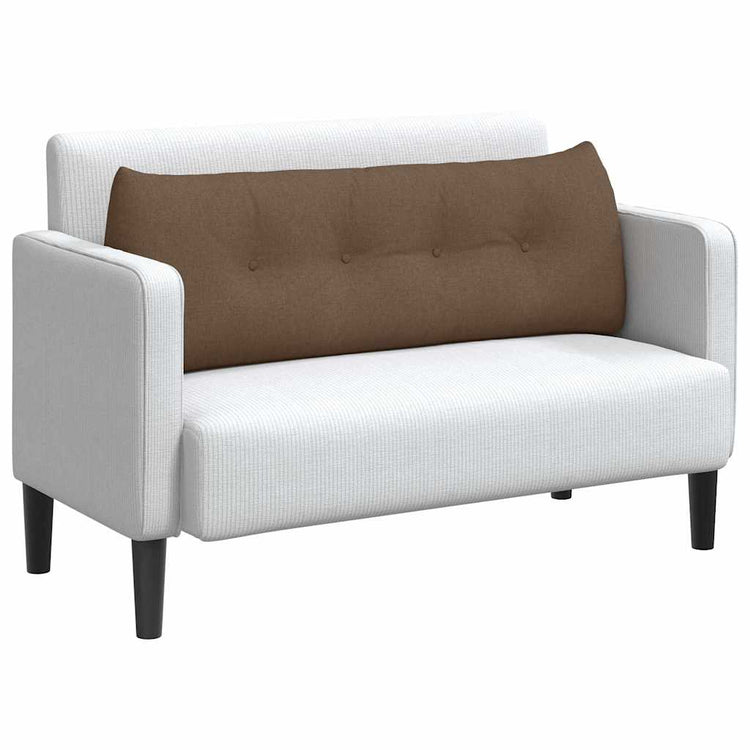 Vidaxx coussin de dossier marron 140 x 24 x 50 cm tissu
