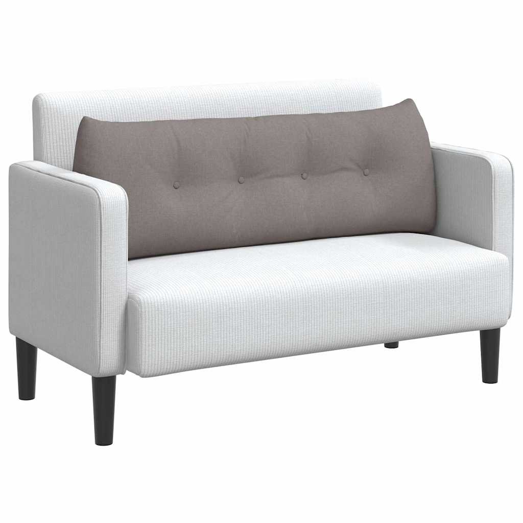Vidaxx coussin de dossier taupe 140 x 24 x 50 cm tissu