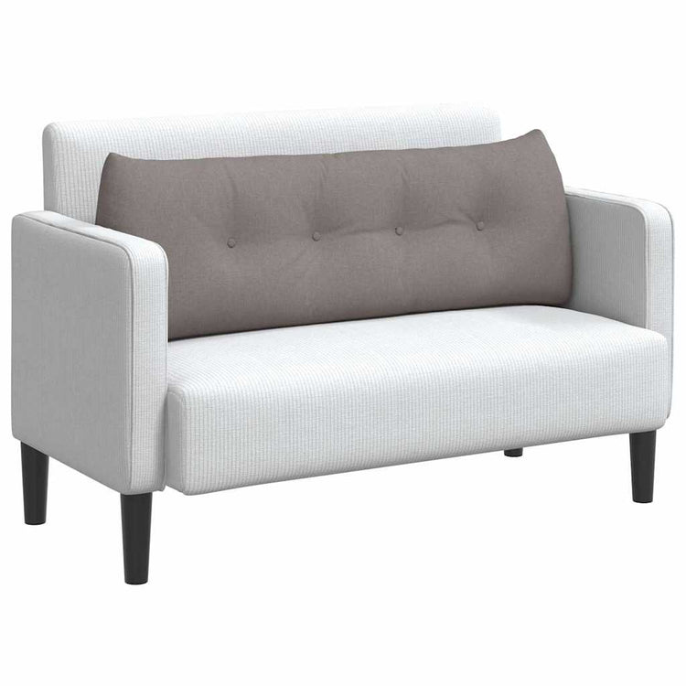 Vidaxx coussin de dossier taupe 140 x 24 x 50 cm tissu