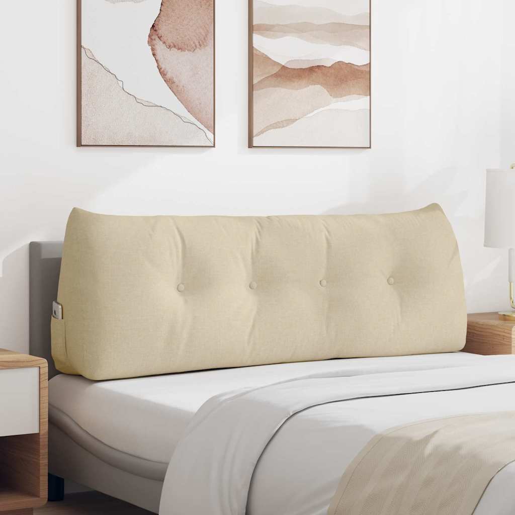 Vidaxx coussin de dossier crème 140 x 24 x 50 cm tissu