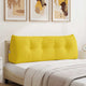 Vidaxx coussin de dossier jaune clair 140 x 24 x 50 cm tissu